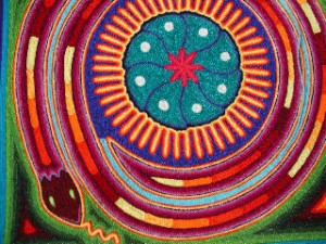 snake tapestry