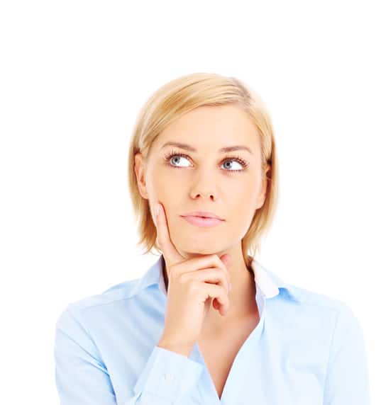 girl thinking