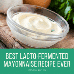 Best Lacto-Fermented Mayonnaise Recipe Ever