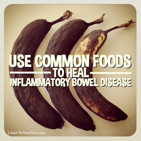 Use common foods to heal inflammatory bowel disease
