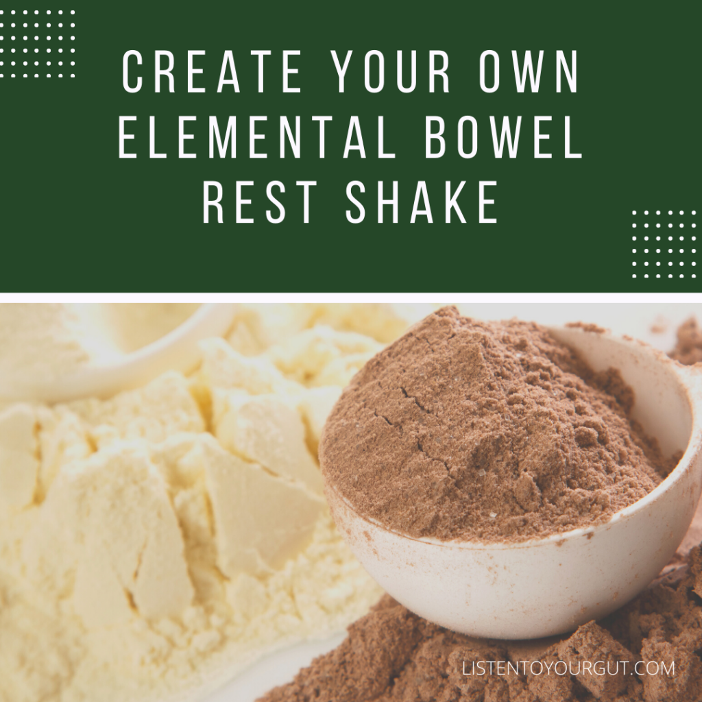 Create Your Own Elemental Bowel Rest Shake