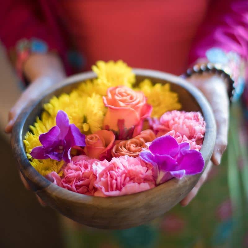 FLOWERS IN BOWL LotusWei
