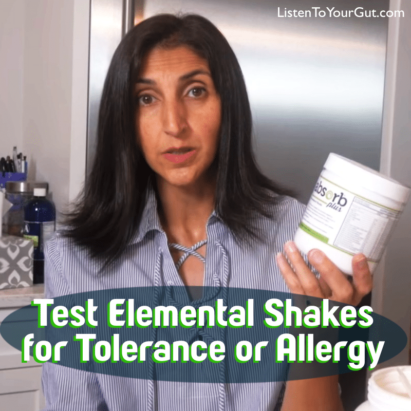Test Elemental Shakes for Tolerance or Allergy