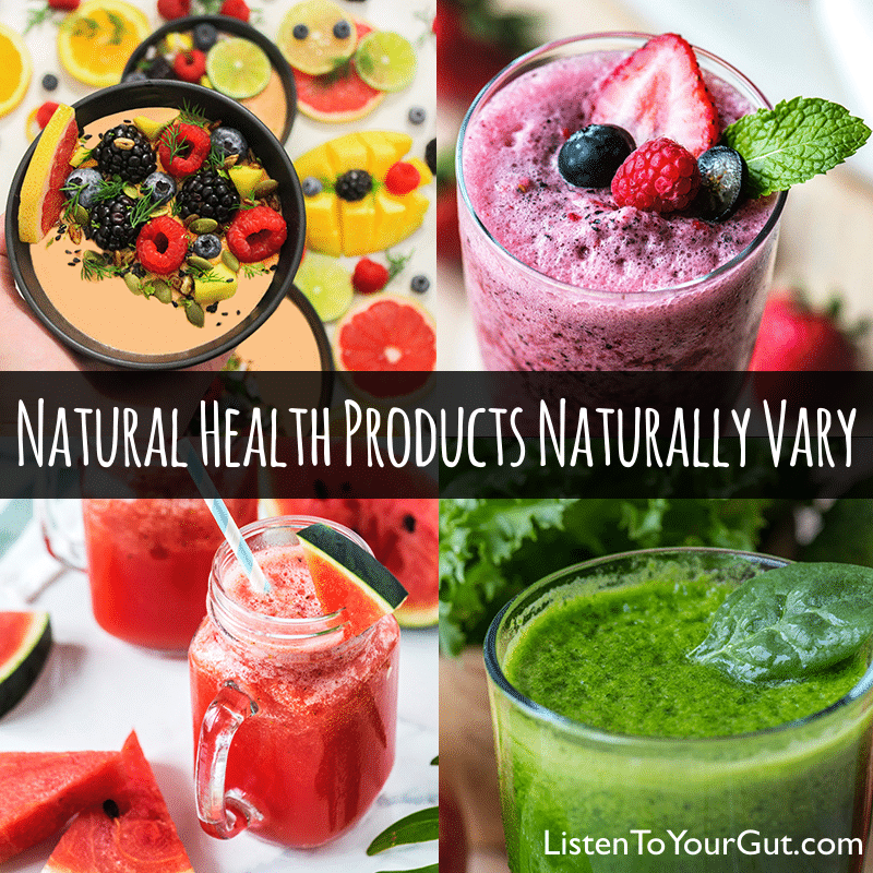 Natural Health Products Naturally Vary