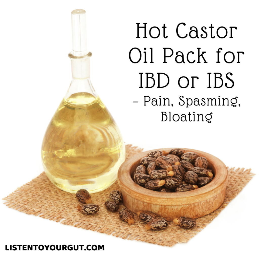 Hot Castor Oil Pack for IBD or IBS