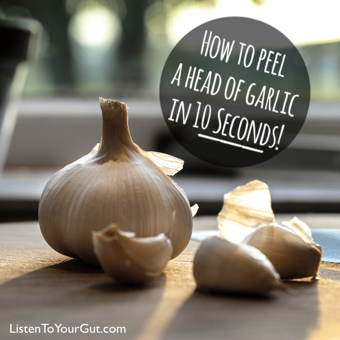 How to Peel Peel a Head of Garlic in Just 10 Seconds!