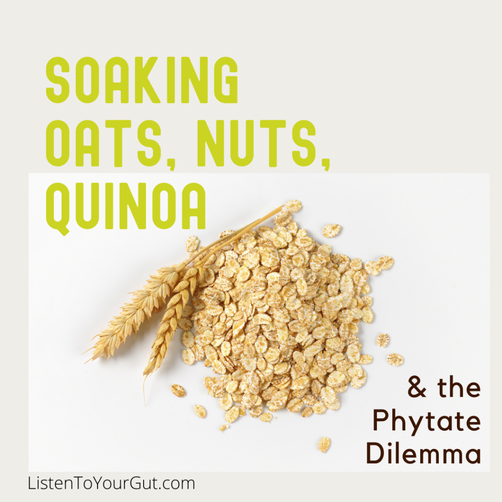 Soaking Oats, Nuts, Quinoa