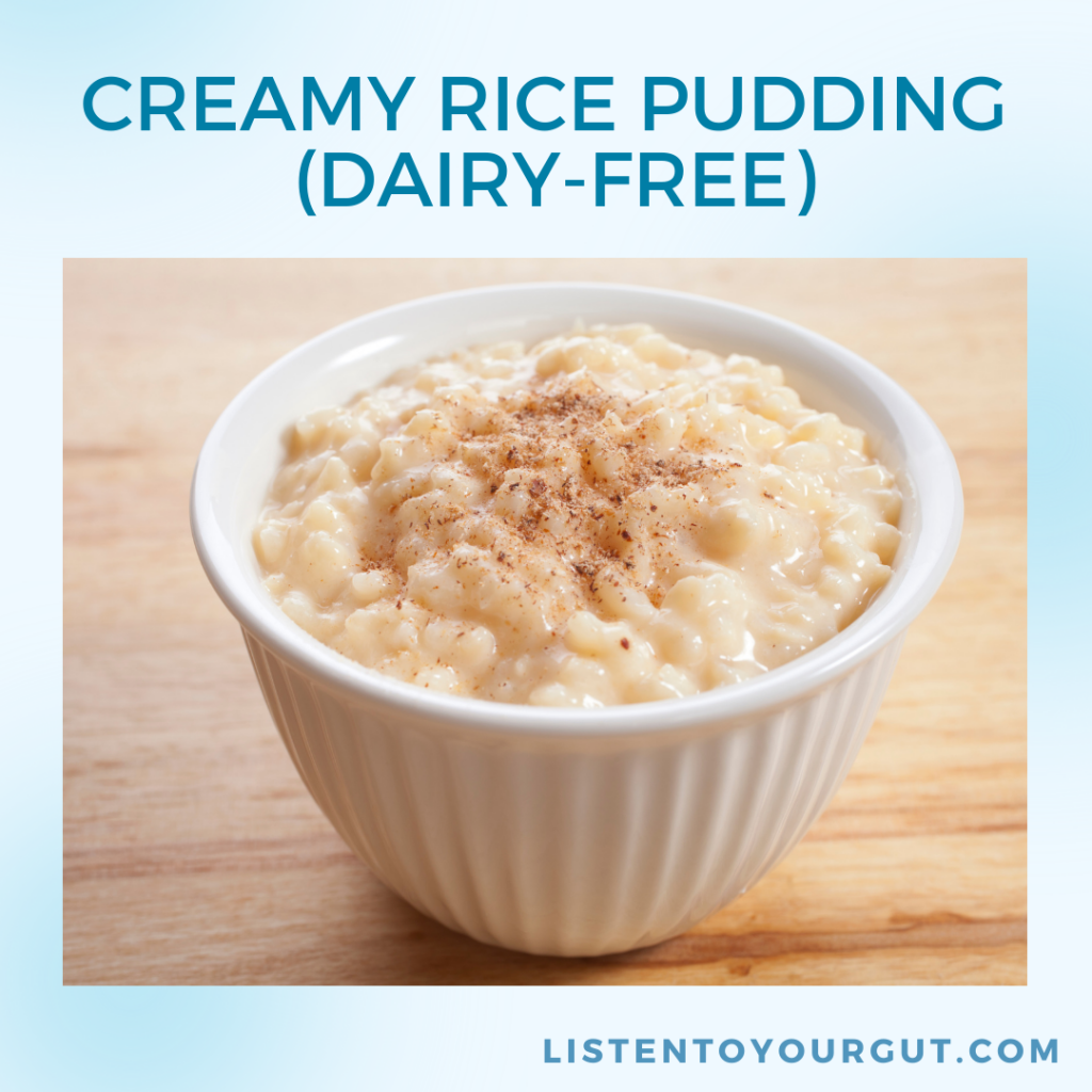 Creamy Rice Pudding (Dairy-Free)