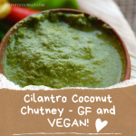 Cilantro Coconut Chutney