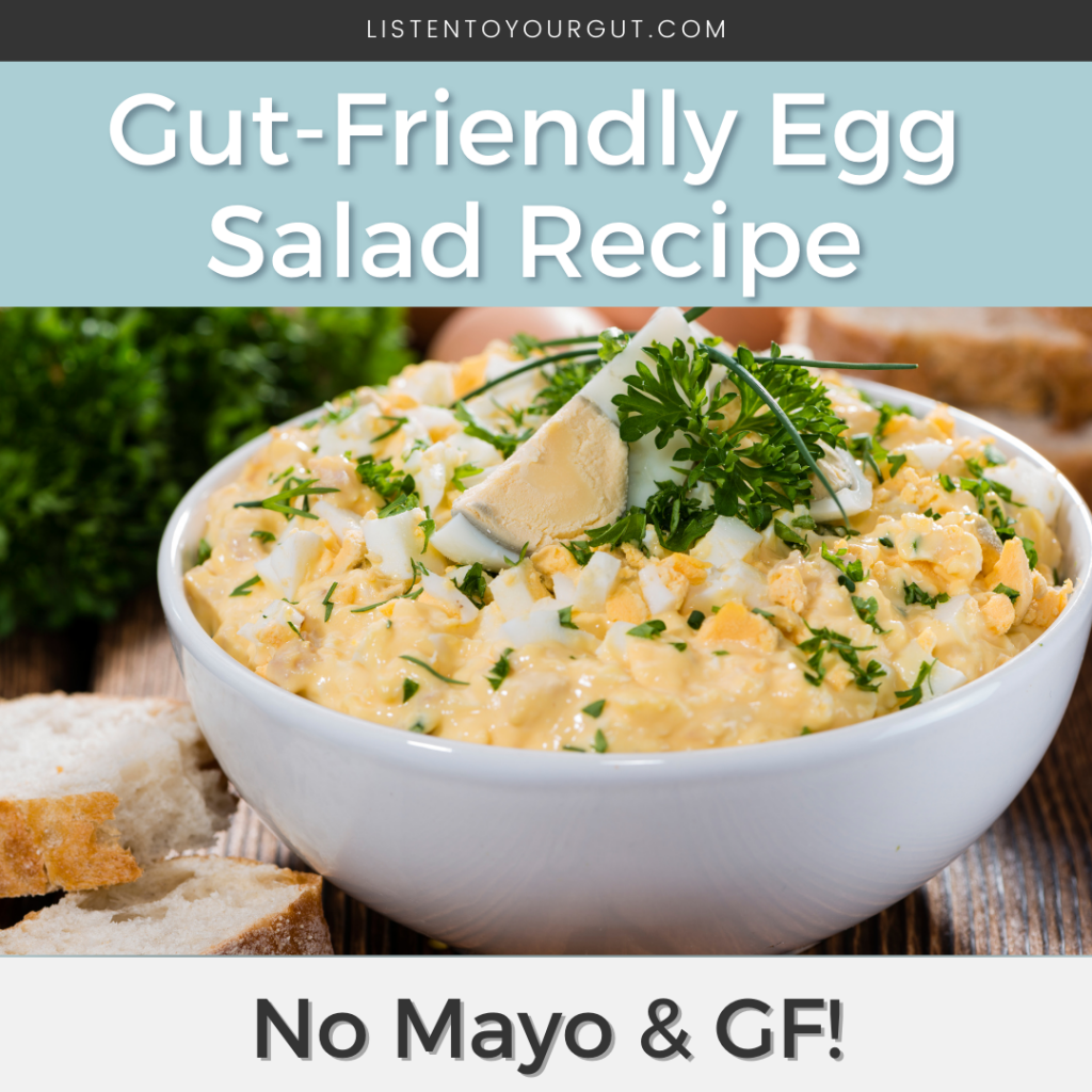 Gut-Friendly Egg Salad Recipe (No Mayo & GF)