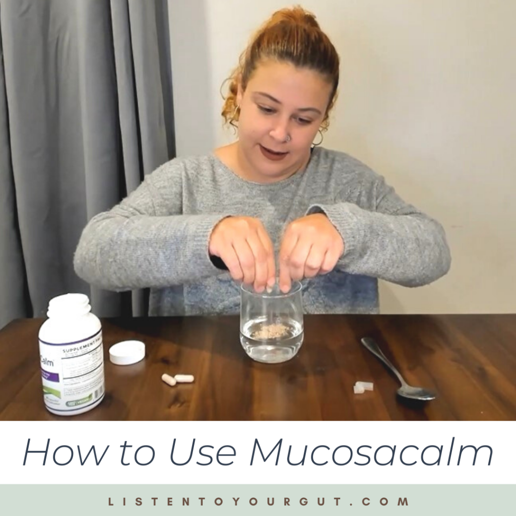 How to Use Mucosacalm