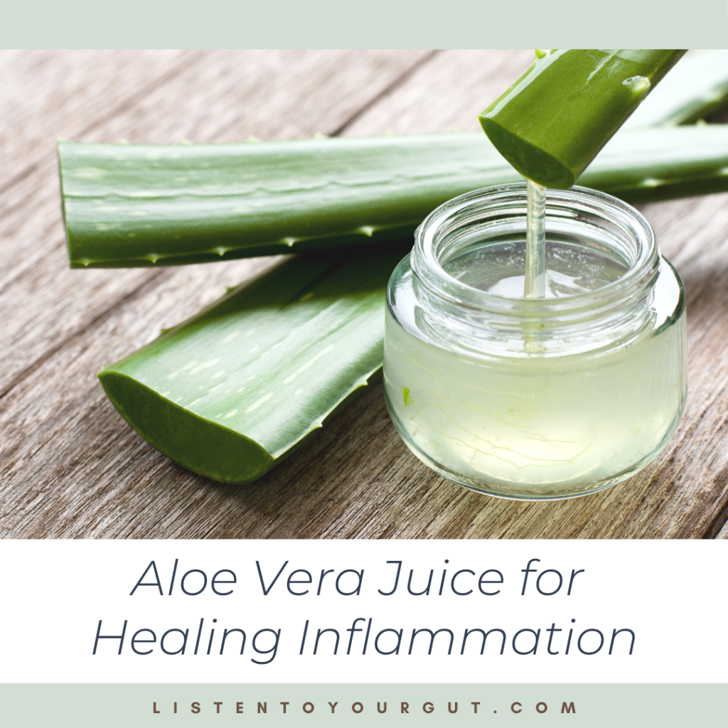 Aloe Vera Juice for Healing Inflammation