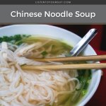 Chinese Noodle Soup