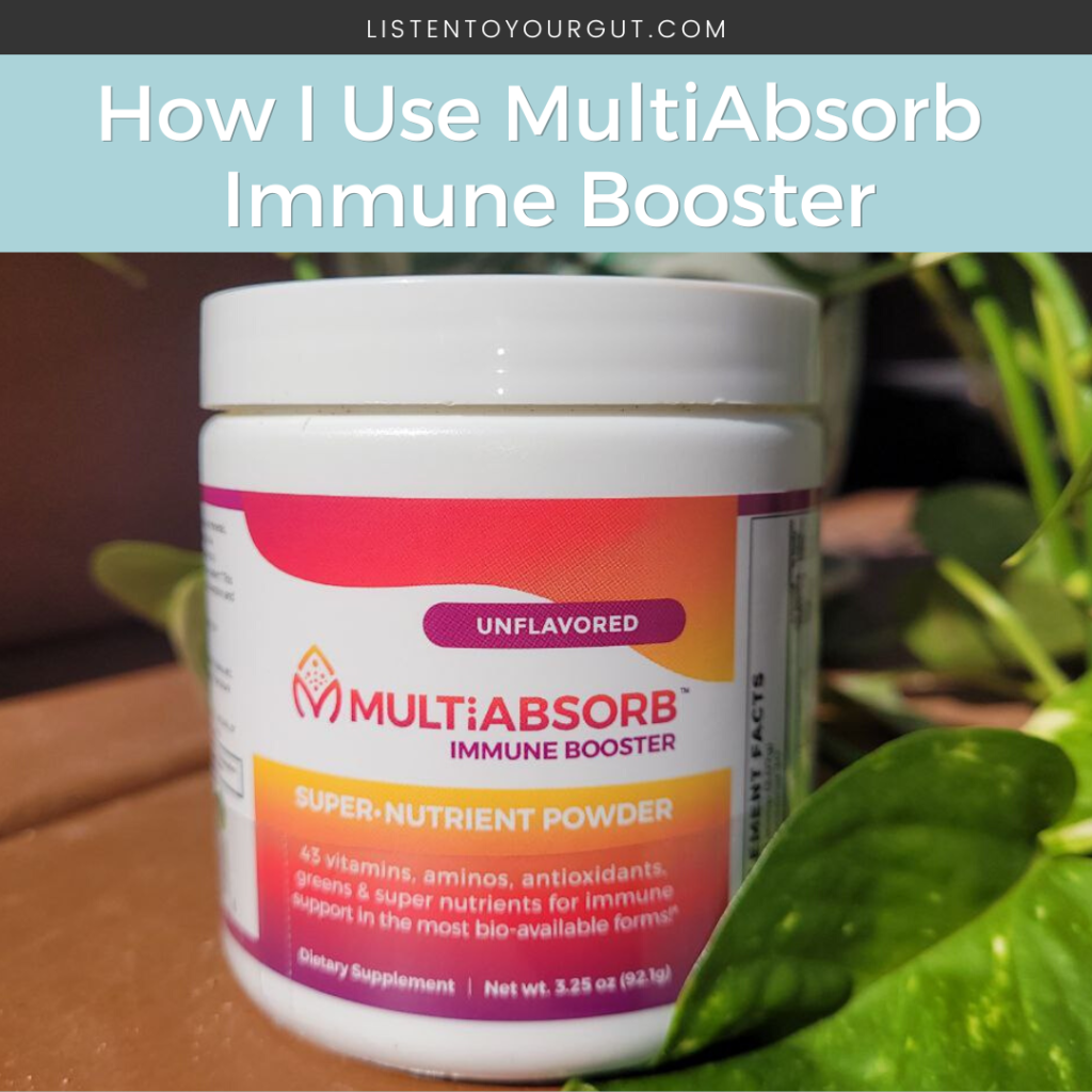 How I Use MultiAbsorb Immune Booster